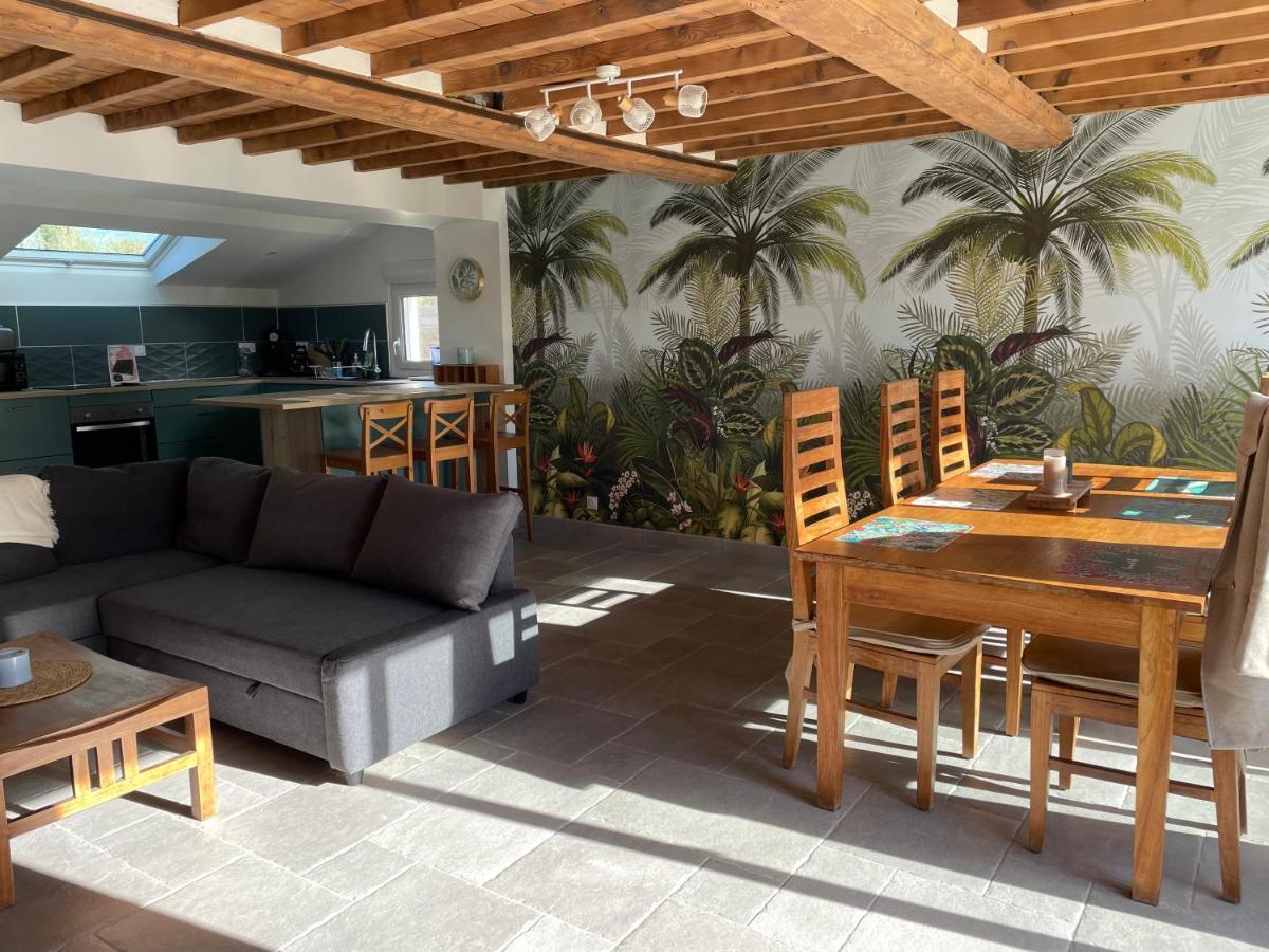 Charmante Maison A Deux Pas De La Mer Gouville-sur-Mer Exteriér fotografie